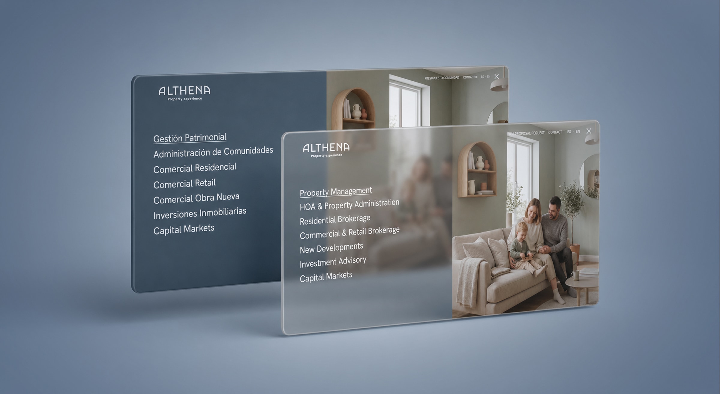 Althena - La plataforma publicada en castellano y en inglés