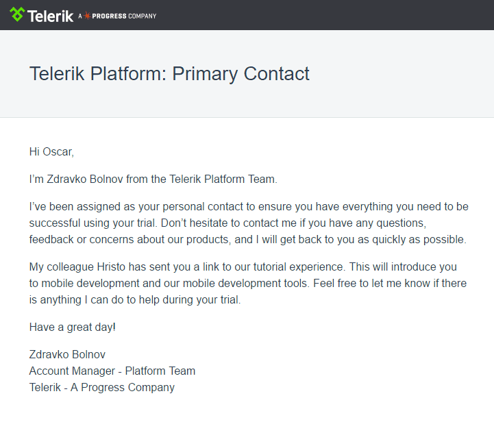 telerik trial version