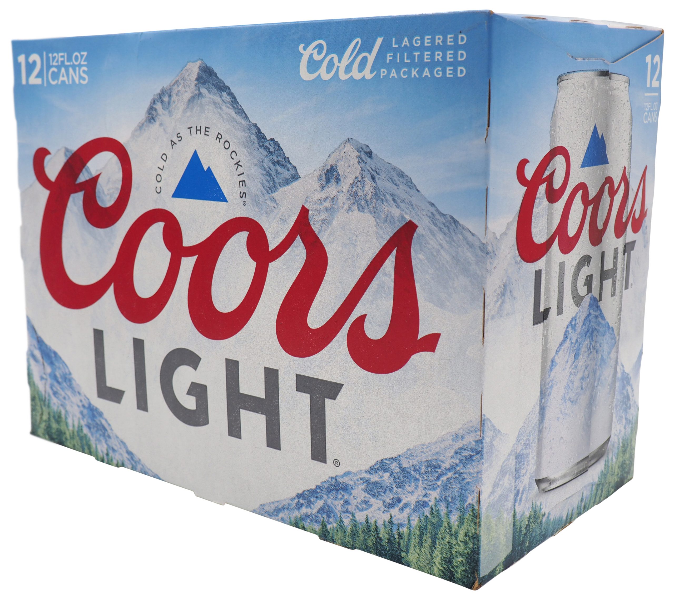 Pack de doce latas de Coors Light, una extensión que canibalizó a la marca Coors original