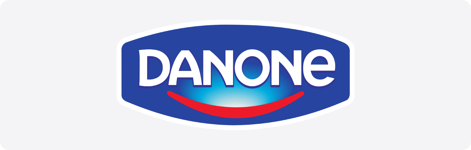 Logotipo de Danone, en uso desde 2004