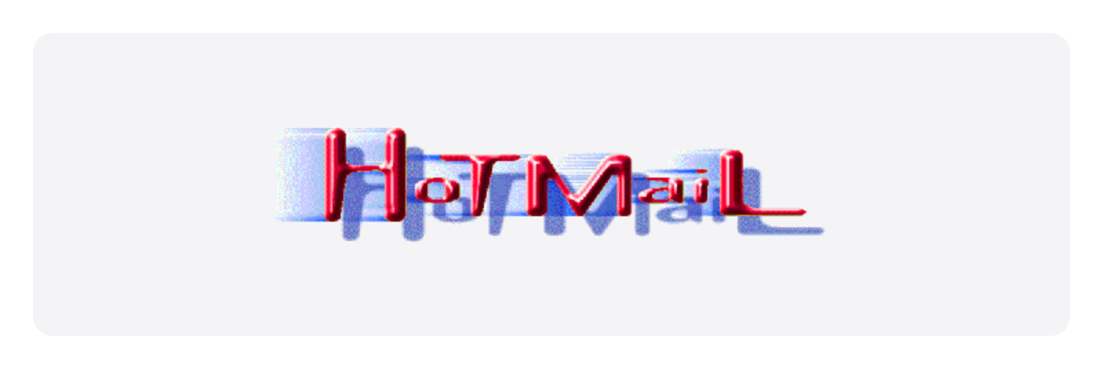 Logotip d'Hotmail del 1996